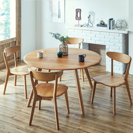 bộ bàn ăn 6 ghế gỗ sồi TP.HCM