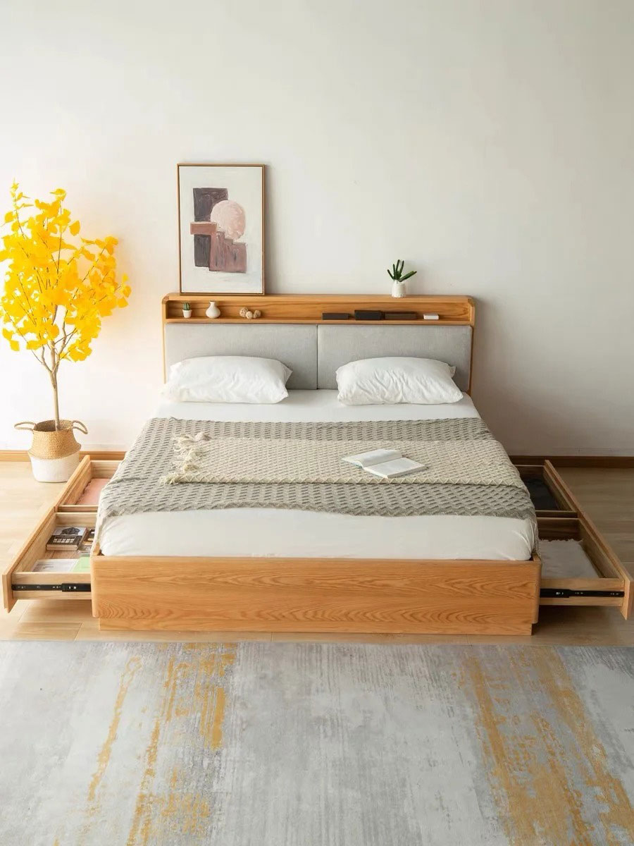 giường gỗ sồi TP.HCM