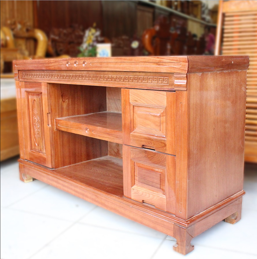 Kệ tivi gỗ xoan đào