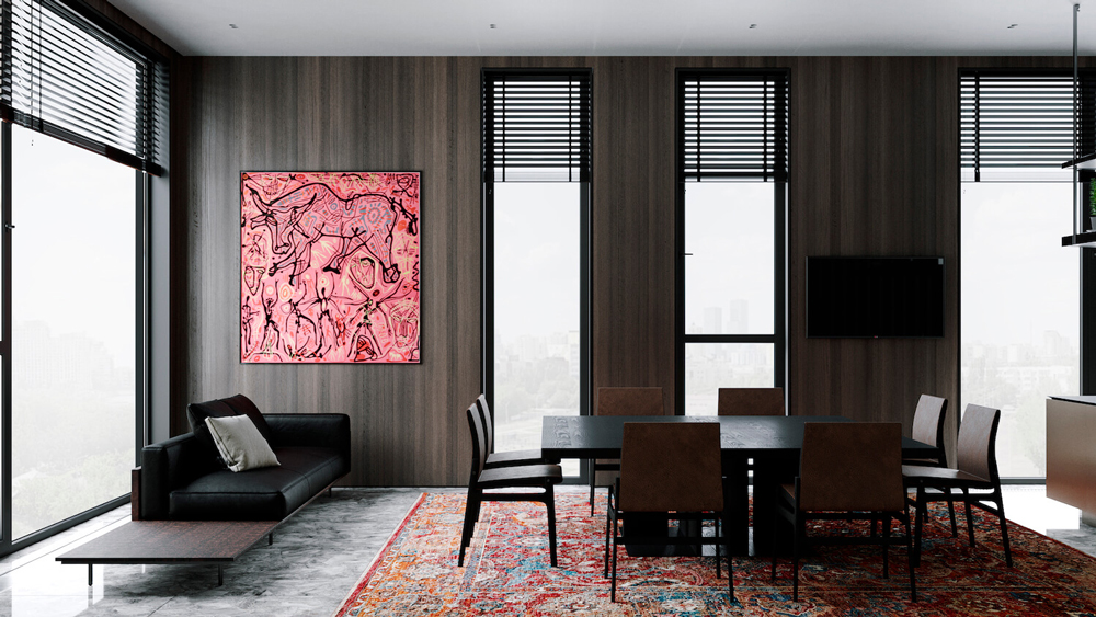 Không gian nội thất phòng bếp penthouse Minimalism - View 1
