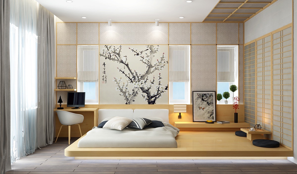 Mẫu thiết kế nội thất phòng ngủ Minimalism đơn giản, tinh tế