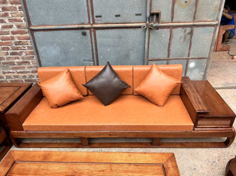 sofa gỗ sồi Hà Nội