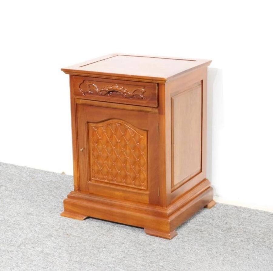 tủ đầu giường gỗ gõ đỏ