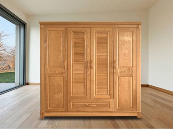 Tủ quần áo gỗ sồi 3 cánh