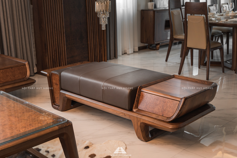Sofa gỗ óc chó cao cấp Avalon 02
