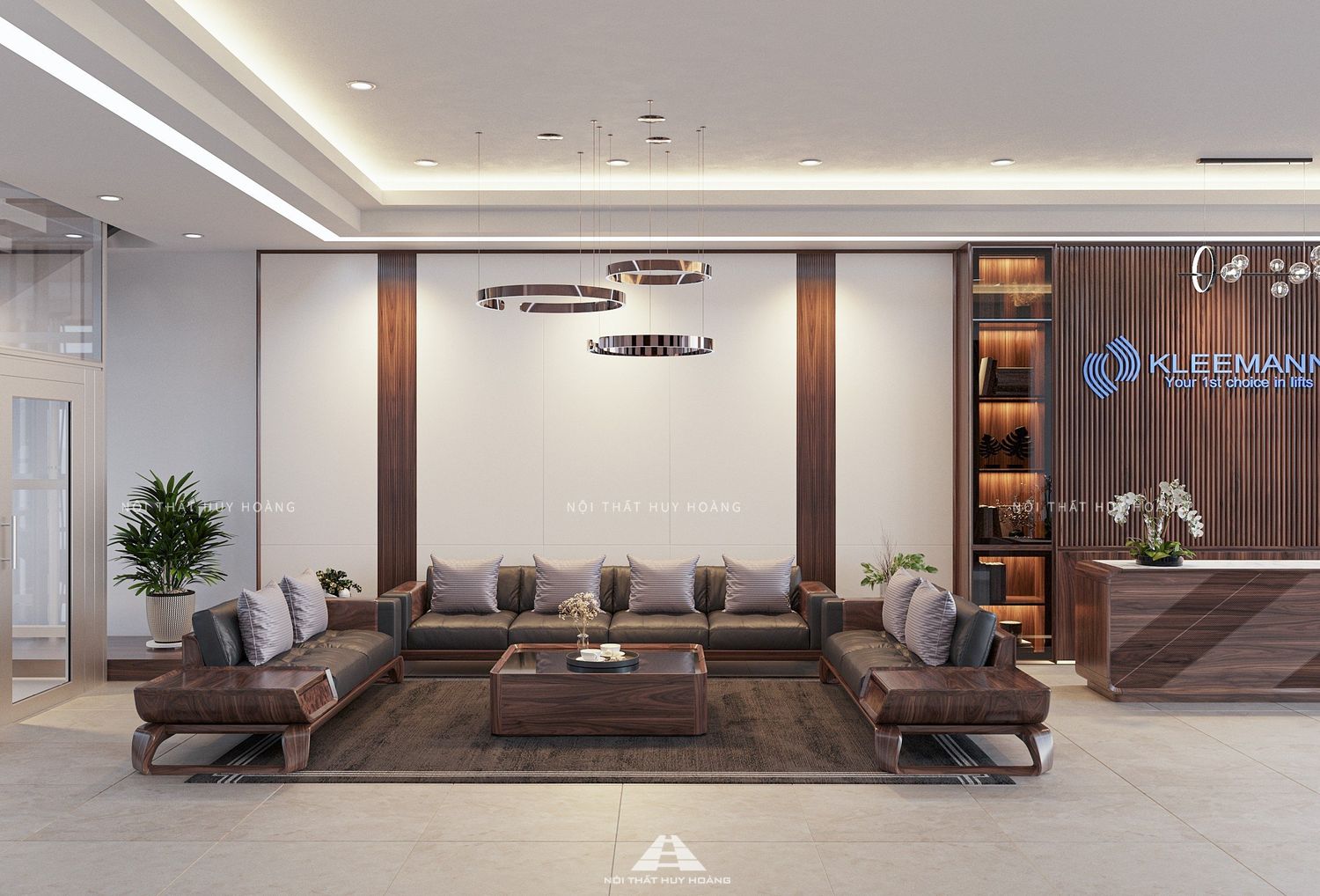 Salon gỗ óc chó