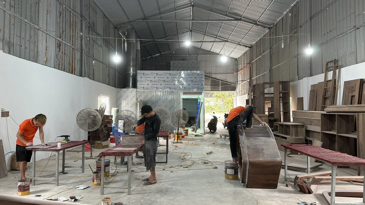 đội ngũ thợ tay nghề cao