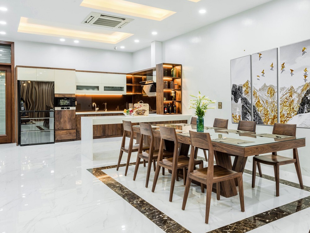 Kinh nghiệm chọn mua bàn ăn 8 người