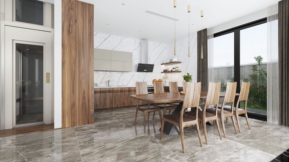 Xác định kích thước bàn ăn 8 người chung