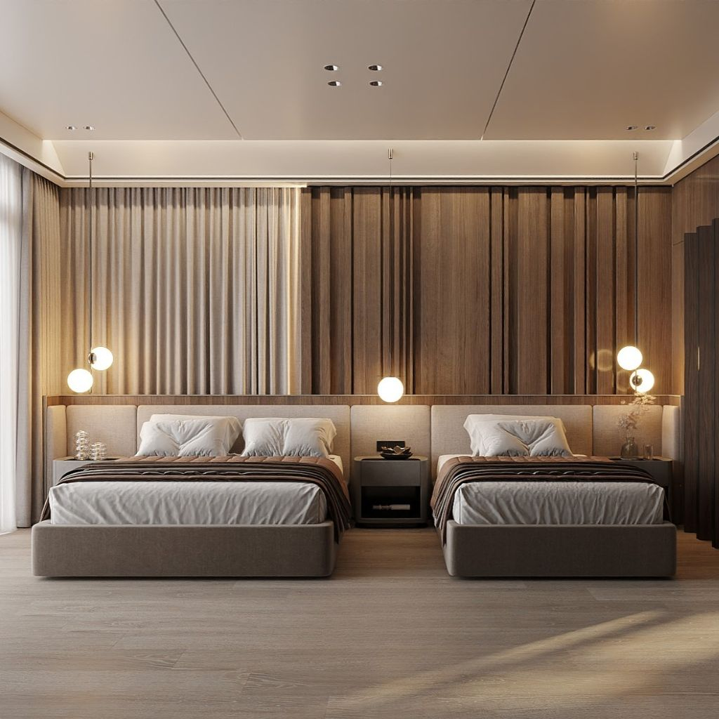 Mẫu giường hiện đại và đơn giản