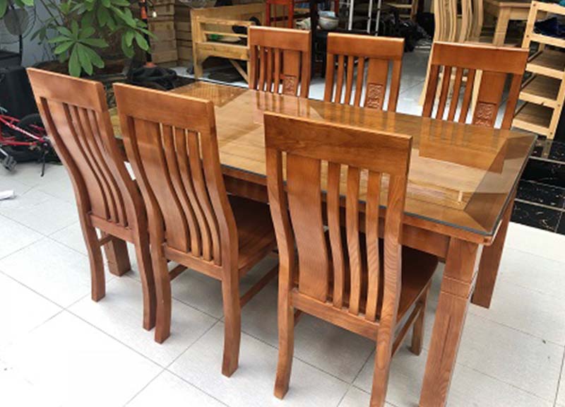 Bàn ăn gỗ sồi Nga
