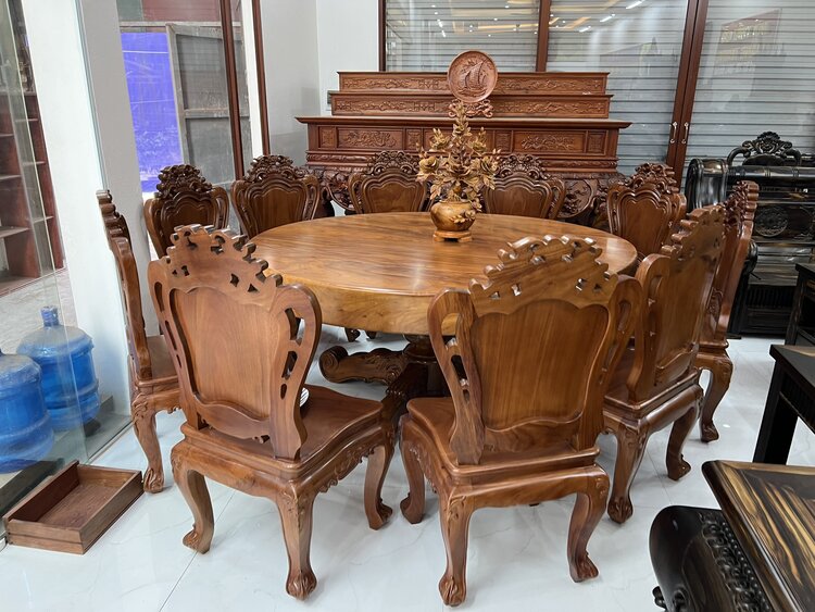 bàn ghế gỗ gõ đỏ đẹp nhất