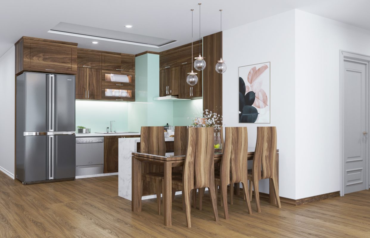 Bàn ăn gỗ sồi Mỹ có độ bền cao