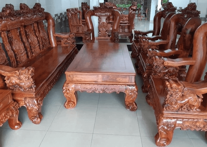 Những lí do bạn nên mua bộ bàn ghế gỗ gõ đỏ tay 18