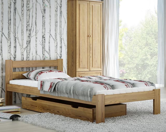 Khách hàng mua giường ngủ gỗ sồi 1m chủ yếu là mua để lắp đặt cho phòng ngủ cá nhân một người