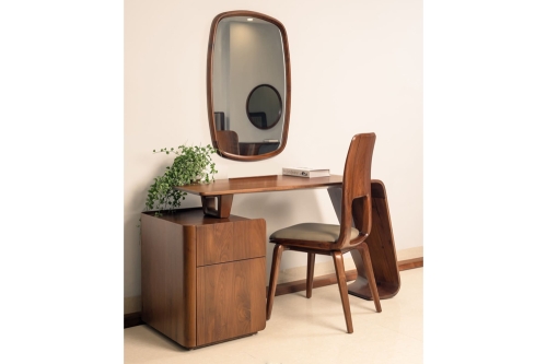 Bàn phấn gỗ óc chó BTĐ-07