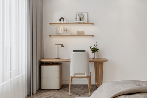 Bàn trang điểm gỗ óc chó BTĐ-37