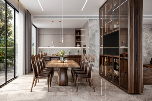 Tủ óc chó phòng bếp TR-03