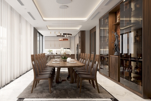 Tủ rượu gỗ óc chó TR-05