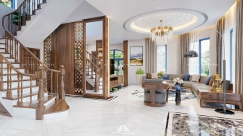 Thiết kế nội thất biệt thự nhà vườn tại Bãi Cháy, Hạ Long