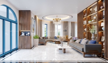 Thiết kế nội thất biệt thự nhà vườn tại Bãi Cháy, Hạ Long