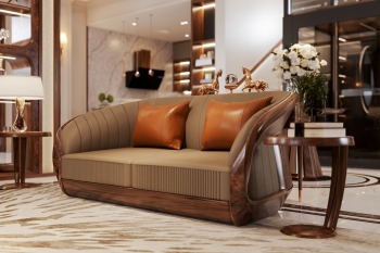 Chiêm ngưỡng thiết kế nội thất gỗ óc chó biệt thự Lào Cai