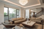 Thiết kế nội thất gỗ óc chó biệt thự Nguyệt Quế Vinhomes Riverside The Harmony