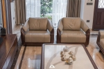 Thiết kế nội thất gỗ óc chó biệt thự Nguyệt Quế Vinhomes Riverside The Harmony