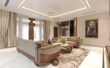 THIẾT KẾ NỘI THẤT GỖ ÓC CHÓ BIỆT THỰ QUẢNG BÌNH