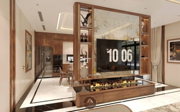 THIẾT KẾ NỘI THẤT GỖ ÓC CHÓ BIỆT THỰ QUẢNG BÌNH