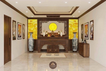 THIẾT KẾ NỘI THẤT GỖ ÓC CHÓ BIỆT THỰ QUẢNG BÌNH