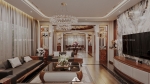 Thiết kế nội thất gỗ óc chó biệt thự Sala, Quận 2, TP Hồ Chí Minh