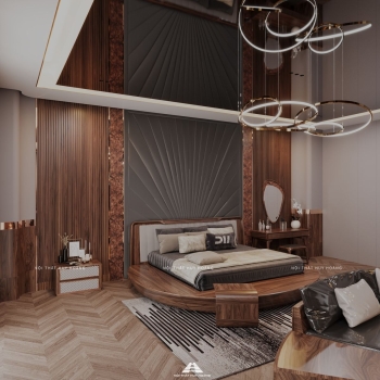 Thiết kế nội thất gỗ óc chó biệt thự Sala, Quận 2, TP Hồ Chí Minh