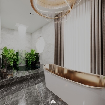 Thiết kế nội thất gỗ óc chó biệt thự Sala, Quận 2, TP Hồ Chí Minh