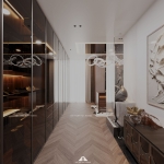 Thiết kế nội thất gỗ óc chó biệt thự Sala, Quận 2, TP Hồ Chí Minh