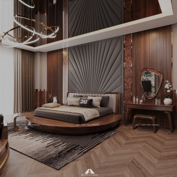 Thiết kế nội thất gỗ óc chó biệt thự Sala, Quận 2, TP Hồ Chí Minh
