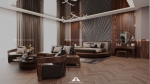 Thiết kế nội thất gỗ óc chó biệt thự Sala, Quận 2, TP Hồ Chí Minh
