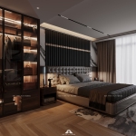 Thiết kế nội thất gỗ óc chó biệt thự Sala, Quận 2, TP Hồ Chí Minh