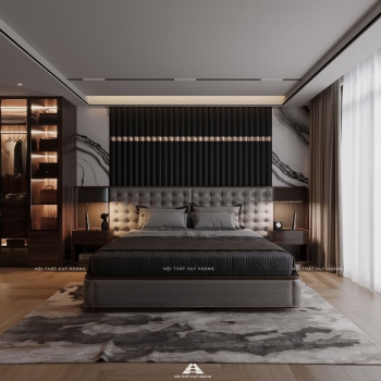 Thiết kế nội thất gỗ óc chó biệt thự Sala, Quận 2, TP Hồ Chí Minh