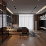 Thiết kế nội thất gỗ óc chó biệt thự Sala, Quận 2, TP Hồ Chí Minh