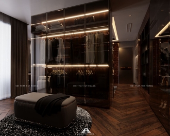 Thiết kế nội thất gỗ óc chó biệt thự Sala, Quận 2, TP Hồ Chí Minh
