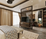 Thiết kế nội thất nhà phố phong cách indochine tại Gia Lâm, Hà Nội