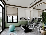 Thiết kế nội thất nhà phố phong cách indochine tại Gia Lâm, Hà Nội