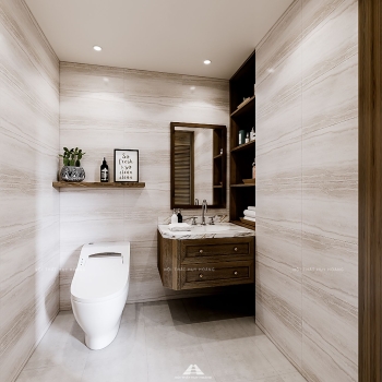 Thiết kế nội thất nhà phố phong cách indochine tại Gia Lâm, Hà Nội