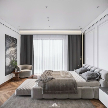 Thiết kế nội thất biệt thự song lập đẹp, ấn tượng tại Nam Từ Liêm