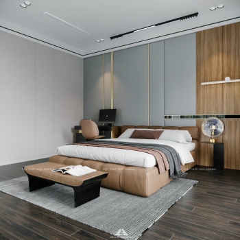 Thiết kế nội thất biệt thự song lập đẹp, ấn tượng tại Nam Từ Liêm