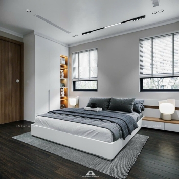 Thiết kế nội thất biệt thự song lập đẹp, ấn tượng tại Nam Từ Liêm