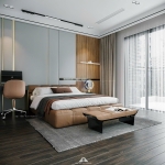 Thiết kế nội thất biệt thự song lập đẹp, ấn tượng tại Nam Từ Liêm