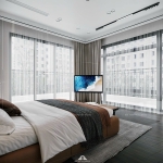 Thiết kế nội thất biệt thự song lập đẹp, ấn tượng tại Nam Từ Liêm