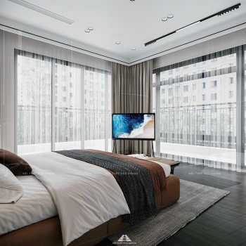 Thiết kế nội thất biệt thự song lập đẹp, ấn tượng tại Nam Từ Liêm